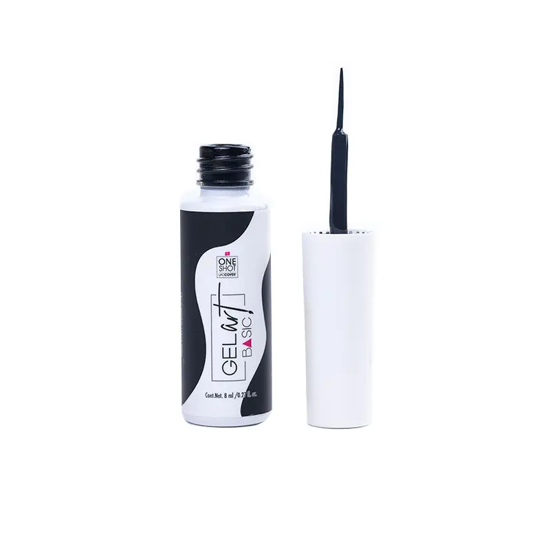 [LCGES05Z0302] GEL ART ONE SHOT BASIC NEGRO - 8 ML